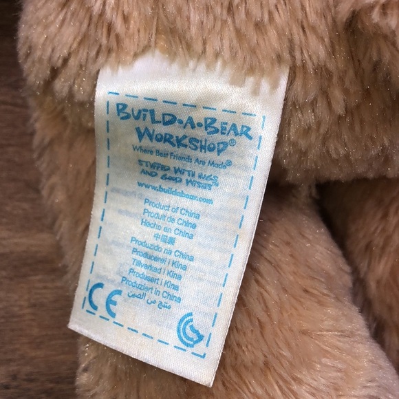Build a Bear brown stuffed teddy bear - Picture 3 of 8